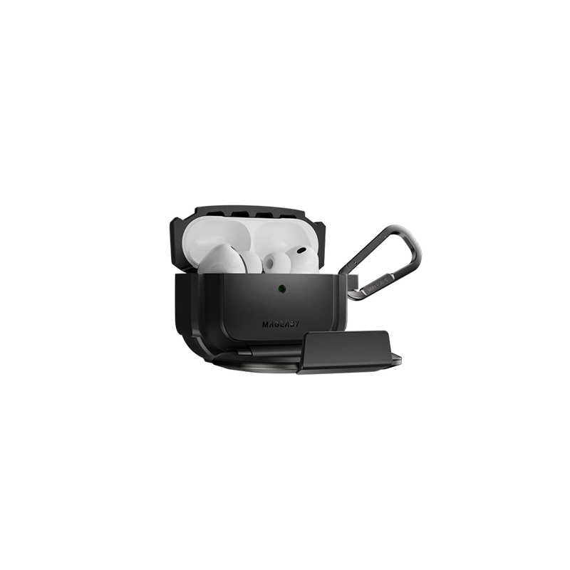 Mageasy Axiz Aviation Phone Stand Protective Case for AirPods Pro 3