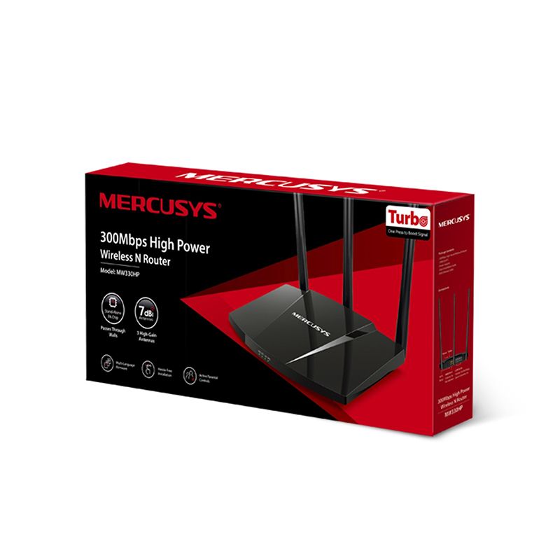 Mercusys MW330HP 300Mbps High Power Wireless N Router