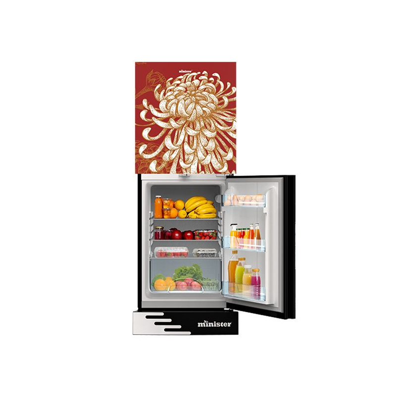 Minister M-224 EL Camellia Flower Refrigerator - 224L