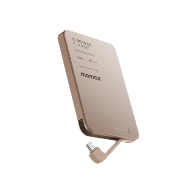Momax 1-Power F.Pass Plus Magnetic Battery Pack with Built-in Cable