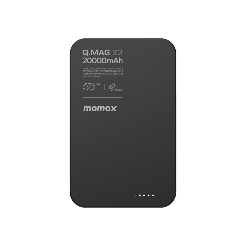 Momax Qmag X2 Magnetic Wireless Power Bank 20000mah