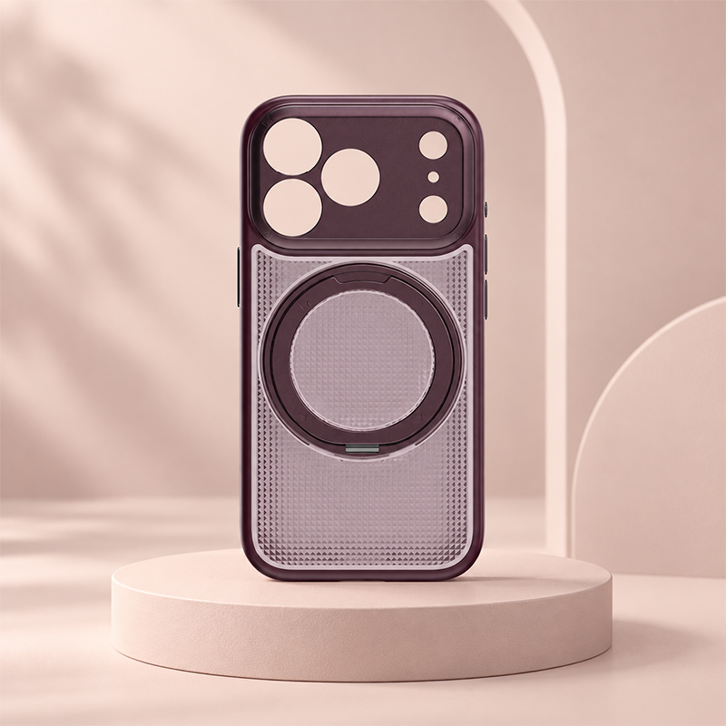 Momax Soma Crystal Magnetic 360° Roller Case iPhone 18 Series