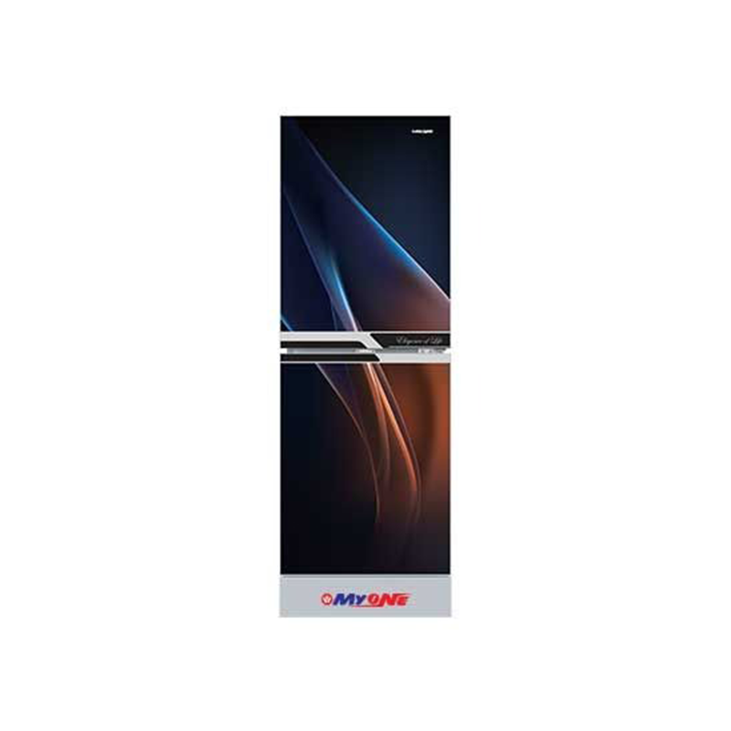 MyOne MY-2E6G Dahlia Black Full Match Refrigerator - 256L