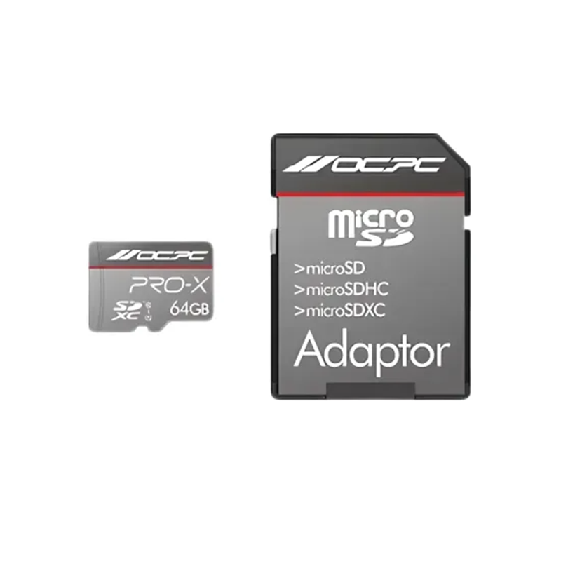 OCPC PRO-X U1 C10 64GB MicroSDXC Memory Card