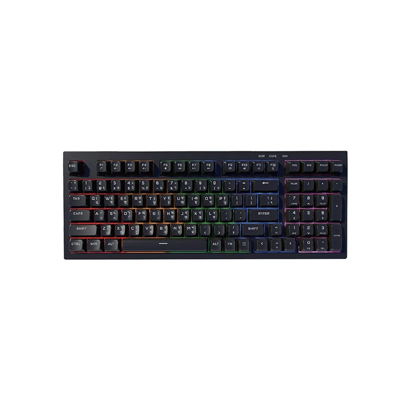 PC Power Silent-98 Gaming Wired Keyboard with Bangla
