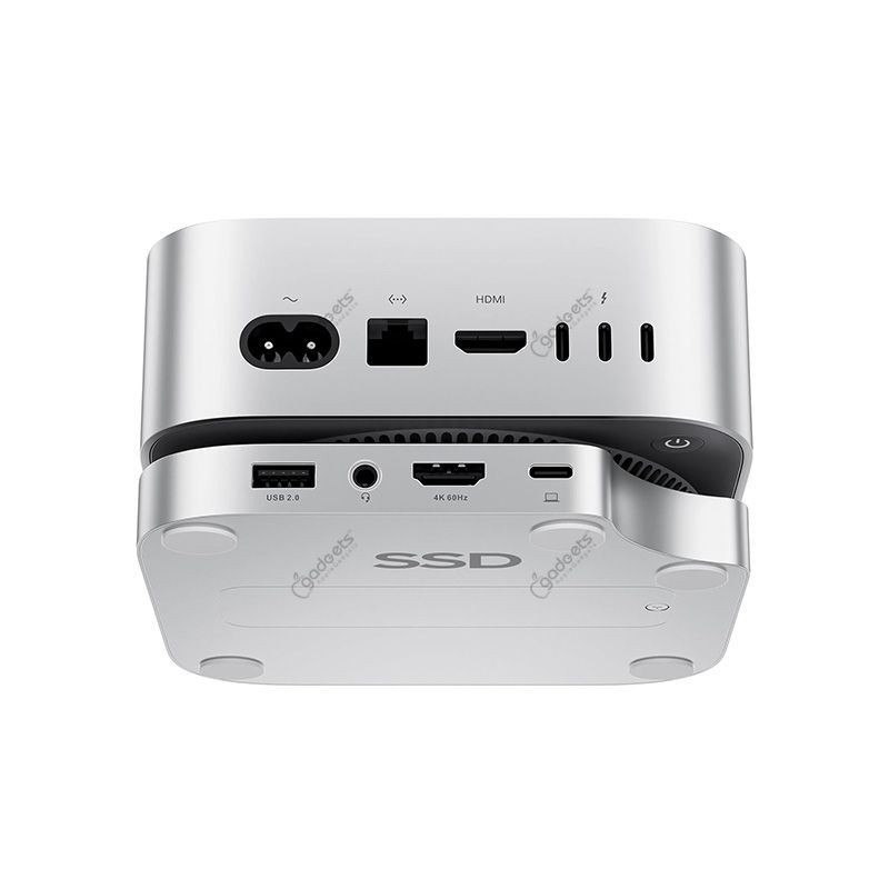 PULWTOP Mac Mini M4 Dock with M.2 SSD Enclosure