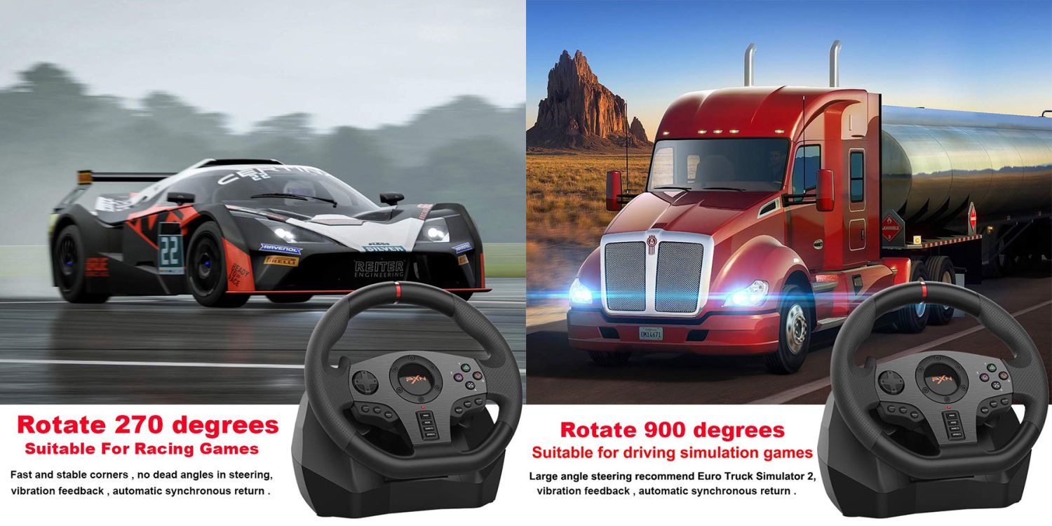 PXN V900 Gaming Steering Wheel with Linear Pedals Price in Bangladesh