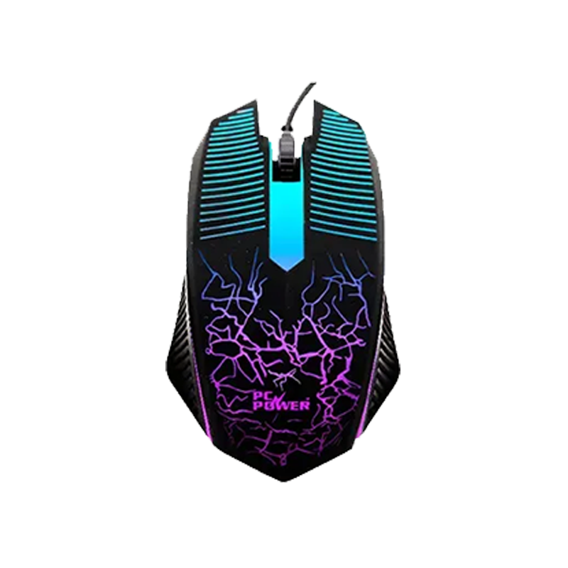 PC Power PCGMG17 Wired Gaming Mouse (Black)