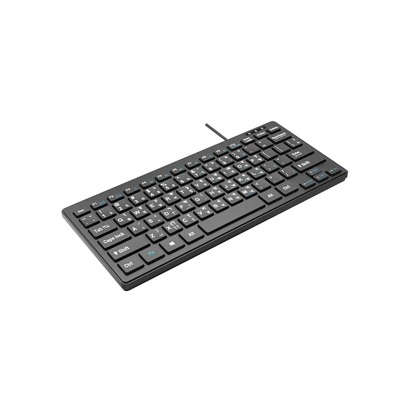 Pc Power PCK-126 Wired Mini Multimedia Keyboard (Black)