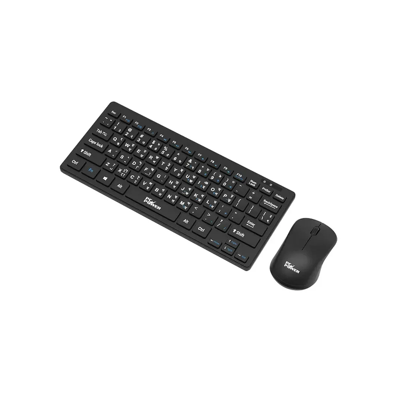PC Power PCK-226 PCM-936 Wireless Keyboard & Mouse Combo (Black)