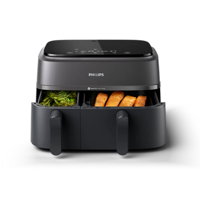 Philips NA352 00 Dual Basket Air Fryer 9L