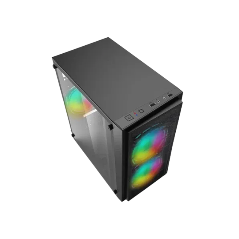 Revenger FIRE Mid Tower RGB Gaming Casing