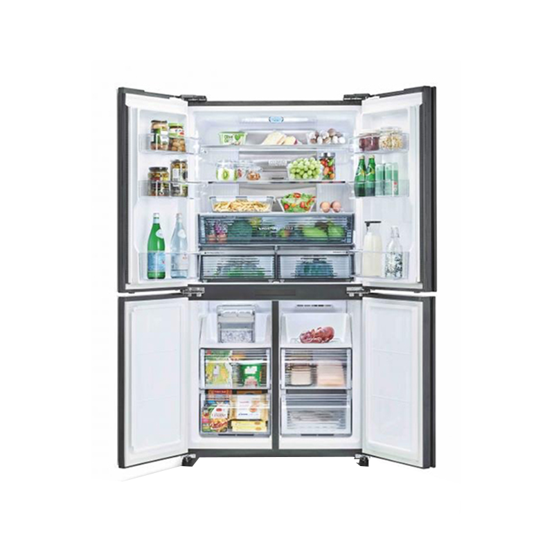 Sharp SJ-VX57PG-BK 4 Door Side by Side Refrigerator - 567L