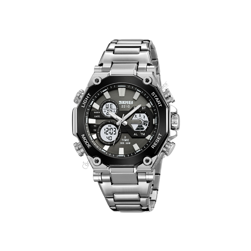 Skmei 2210 Dual Time Display Luxury Waterproof Mens Watch