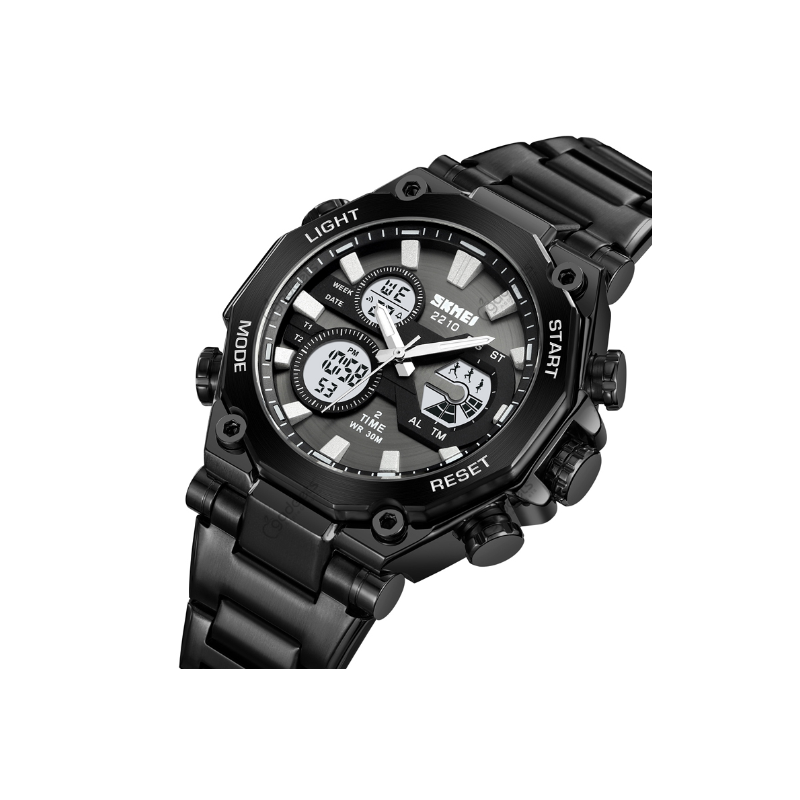 Skmei 2210 Dual Time Display Luxury Waterproof Mens Watch