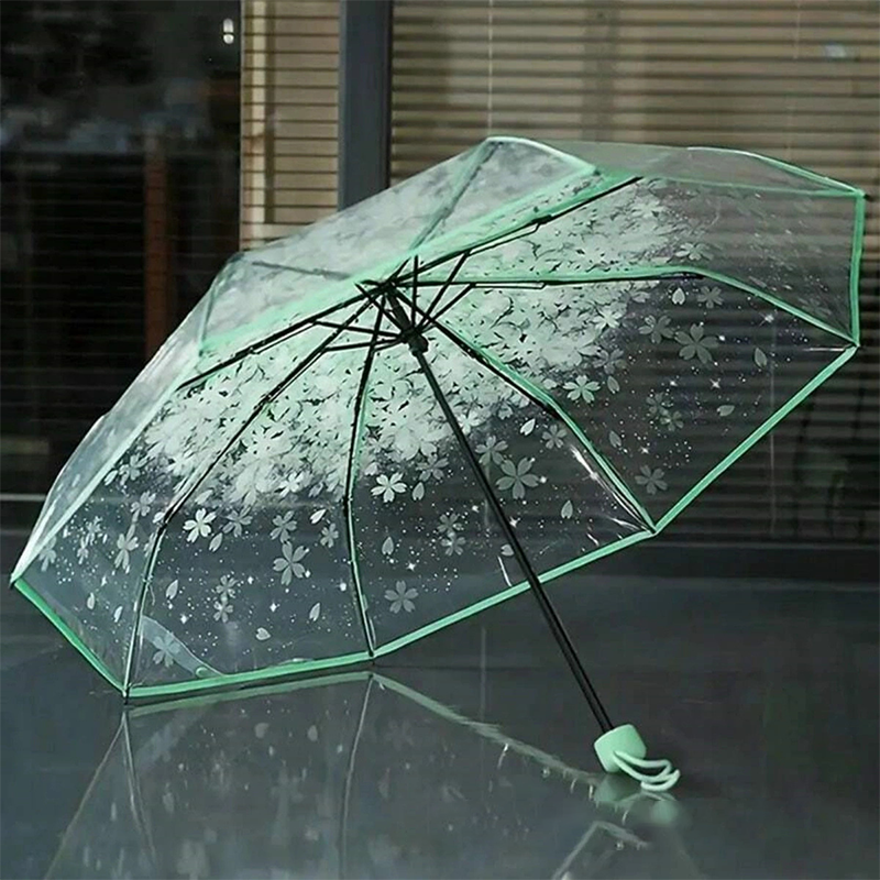 Bear Designed 21-inch 8-Rib 3-Fold Umbrella