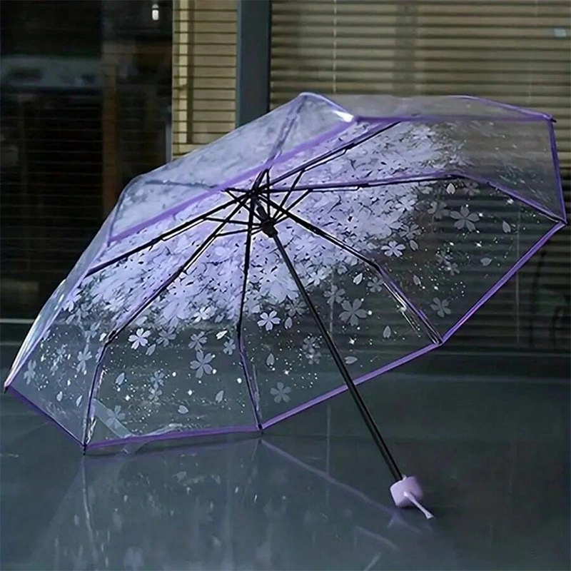 Bear Designed 21-inch 8-Rib 3-Fold Umbrella