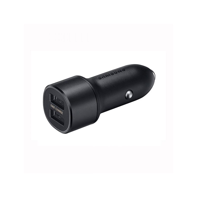 Samsung Dual USB Port Car Charger 15W with Combo Cable