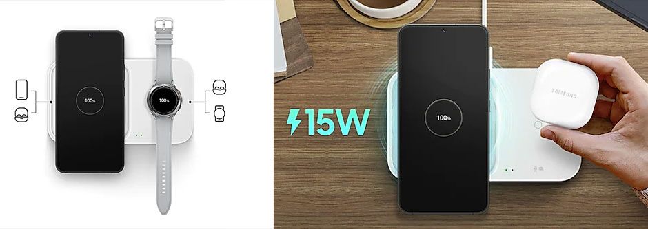 Samsung EP-P5400 Wireless Charger Duo price in Bangladesh
