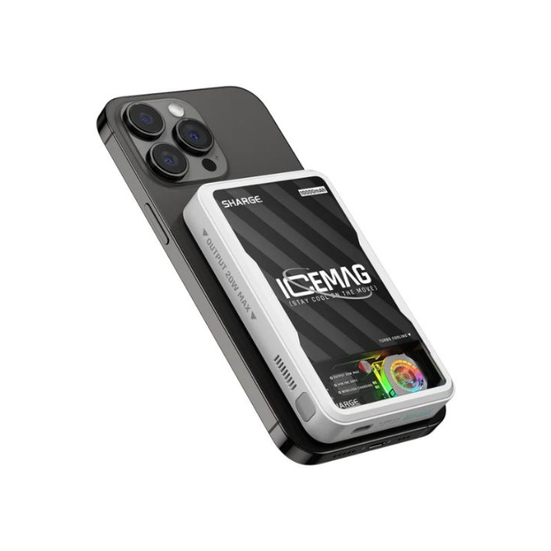 Sharge Icemag Magnetic 10000mAh Active Cooling Power Bank