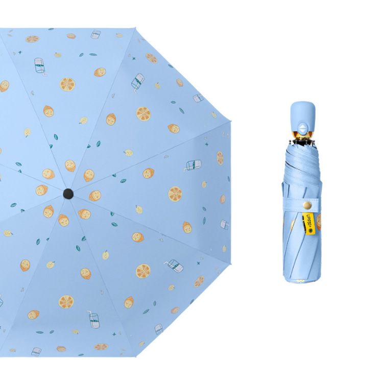 Vinyl-Shield 21-inch 8-Rib 3-Fold Umbrella