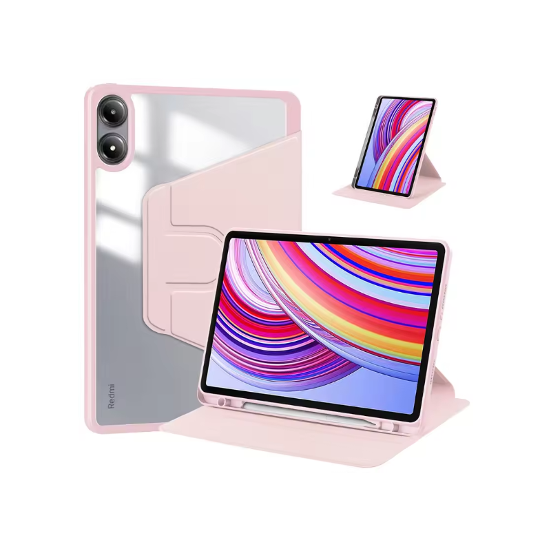 Smart Flip 360°Rotation with Pencil Holder Case For Xiaomi Tab