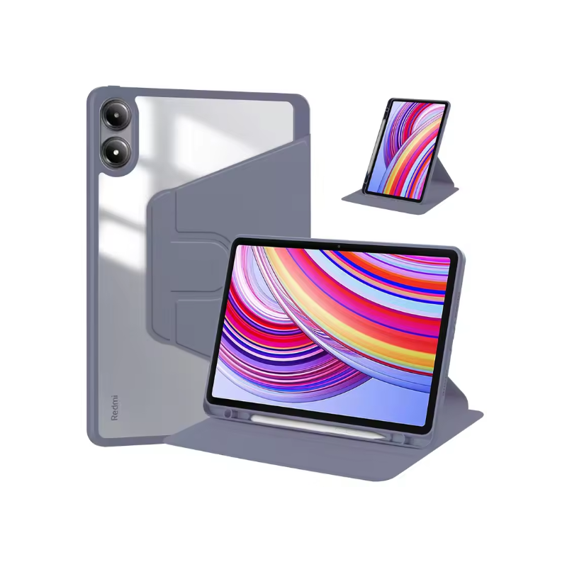 Smart Flip 360°Rotation with Pencil Holder Case For Xiaomi Tab