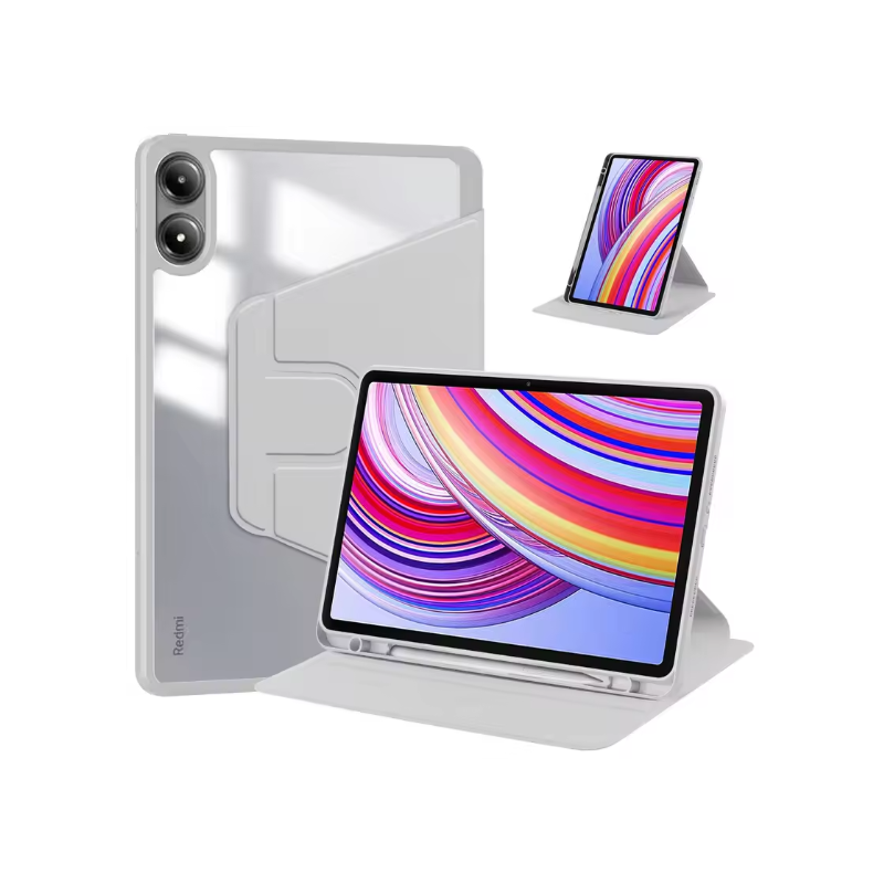 Smart Flip 360°Rotation with Pencil Holder Case For Xiaomi Tab