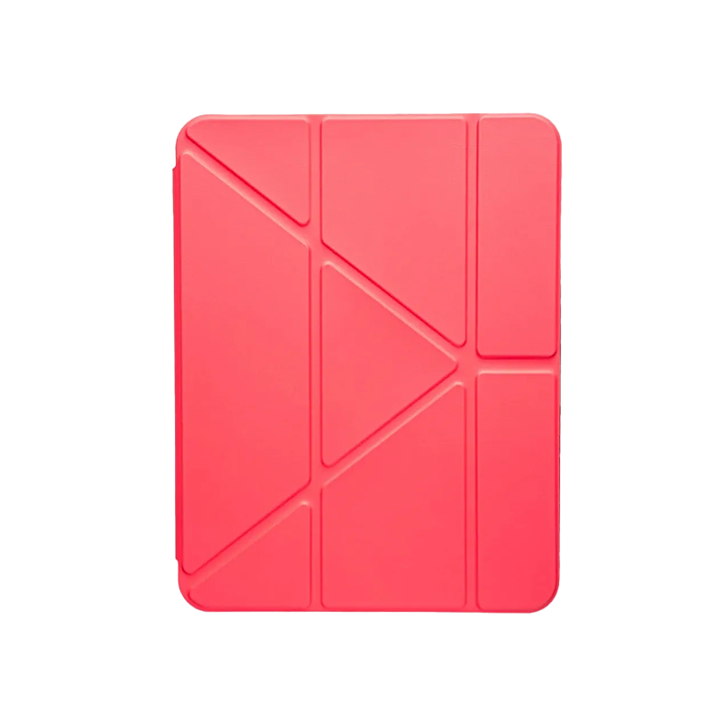 Neon Leather Flip Transparent Case for iPad