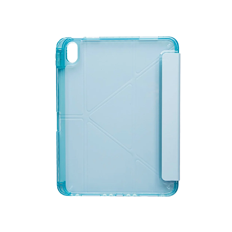 Neon Leather Flip Transparent Case for iPad