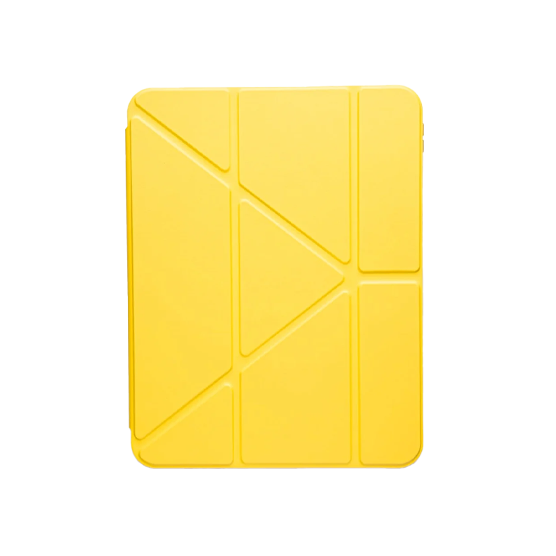 Neon Leather Flip Transparent Case for iPad