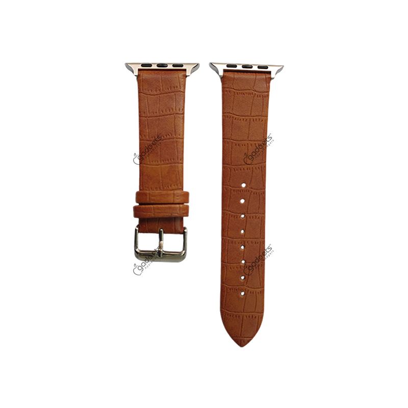 Smart Watch Strap - Crocodile Texture Leather