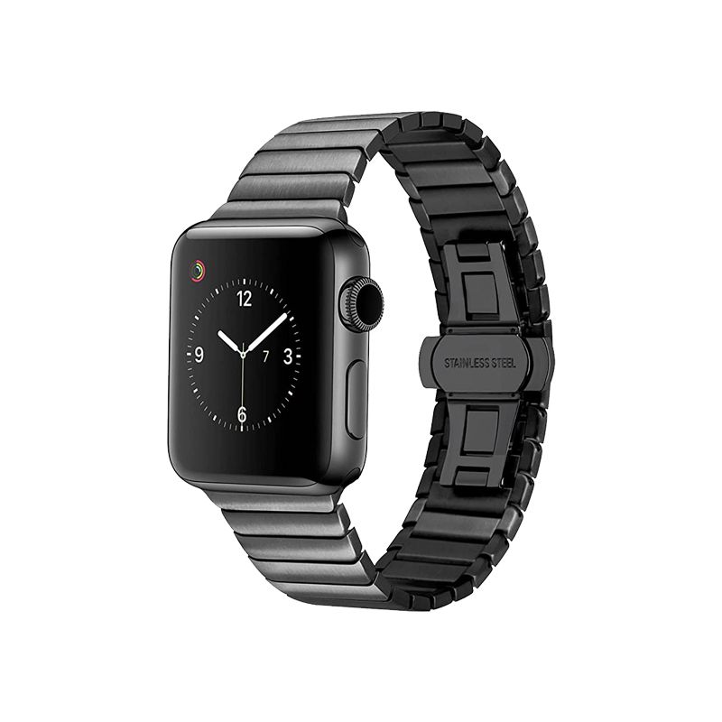 Smart Watch Strap Link Bracelet with Butterfly Folding Clasp price in