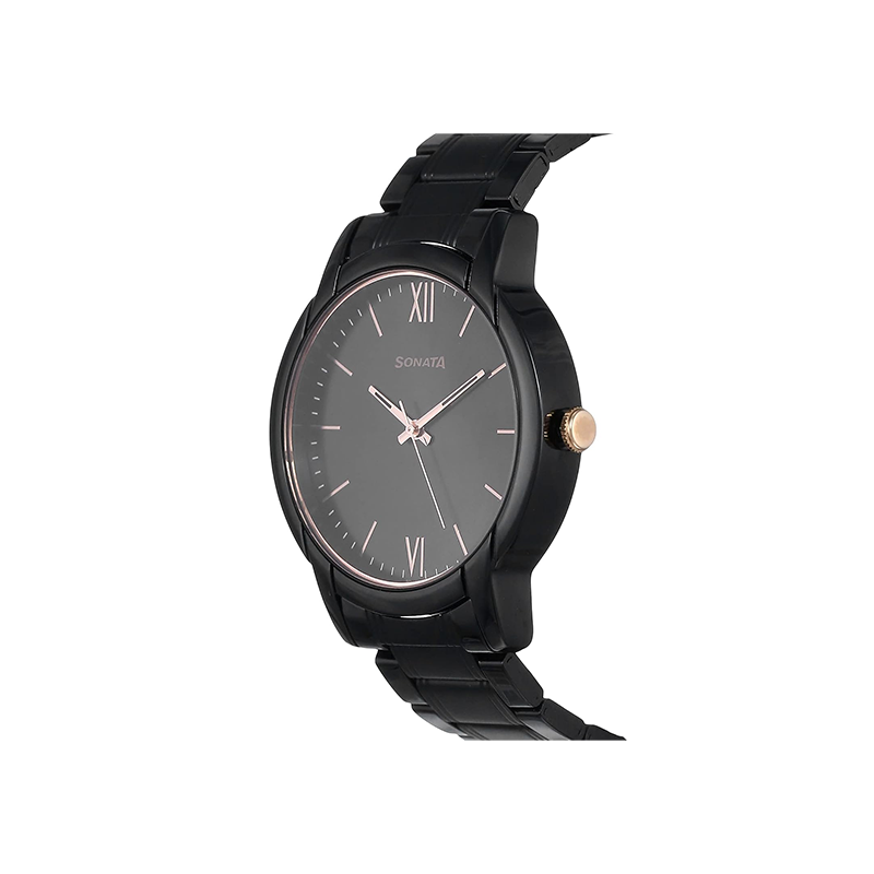 Sonata Beyond Gold 77031km03 Mens Watch