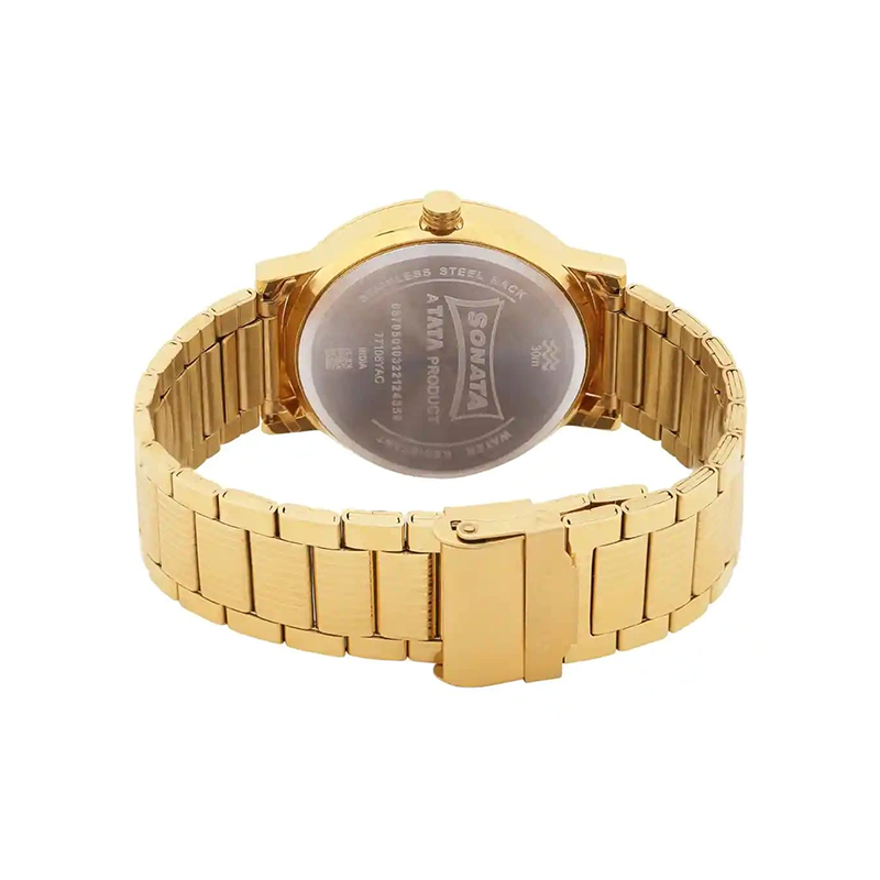 Sonata Quartz 77108ym02 Mens Watch