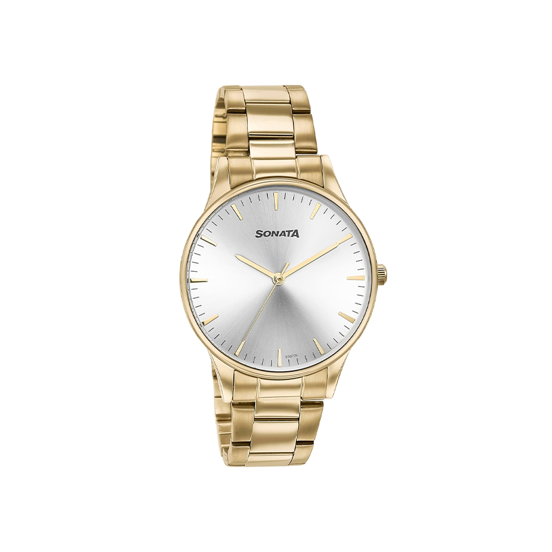 Titan Sonata Quartz 77144ym02 Mens Watch