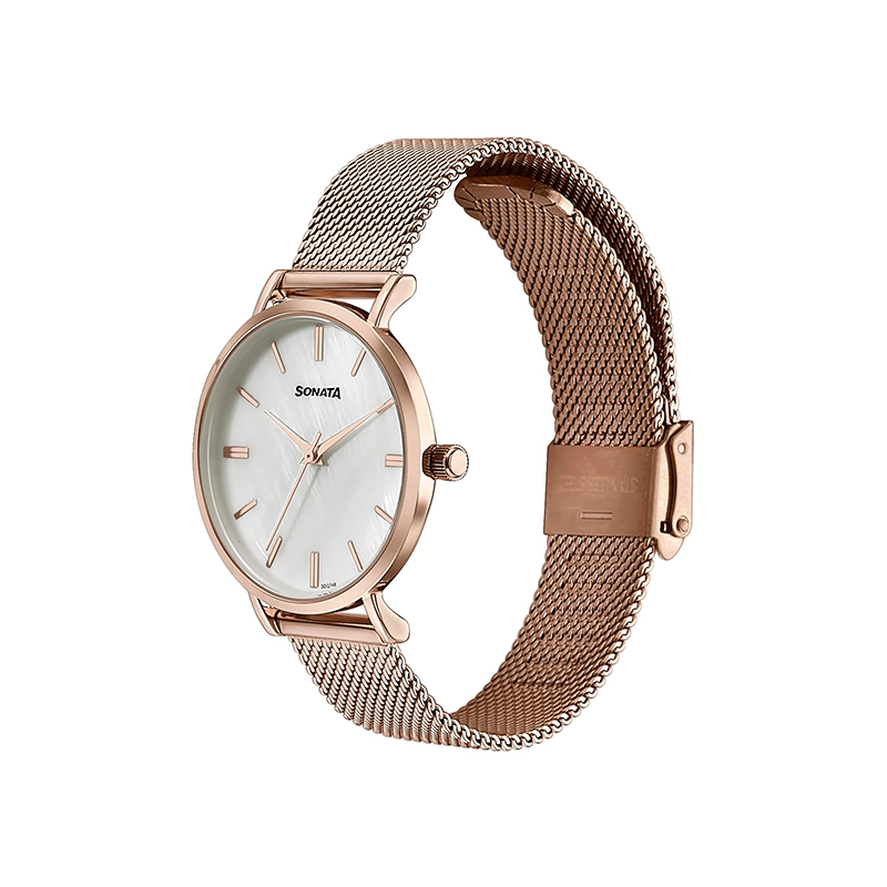 Sonata Quartz 87067wm01 Womens Watch