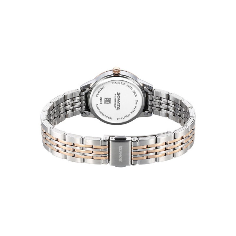 Sonata Wedding Quartz 87076km01 Womens Watch