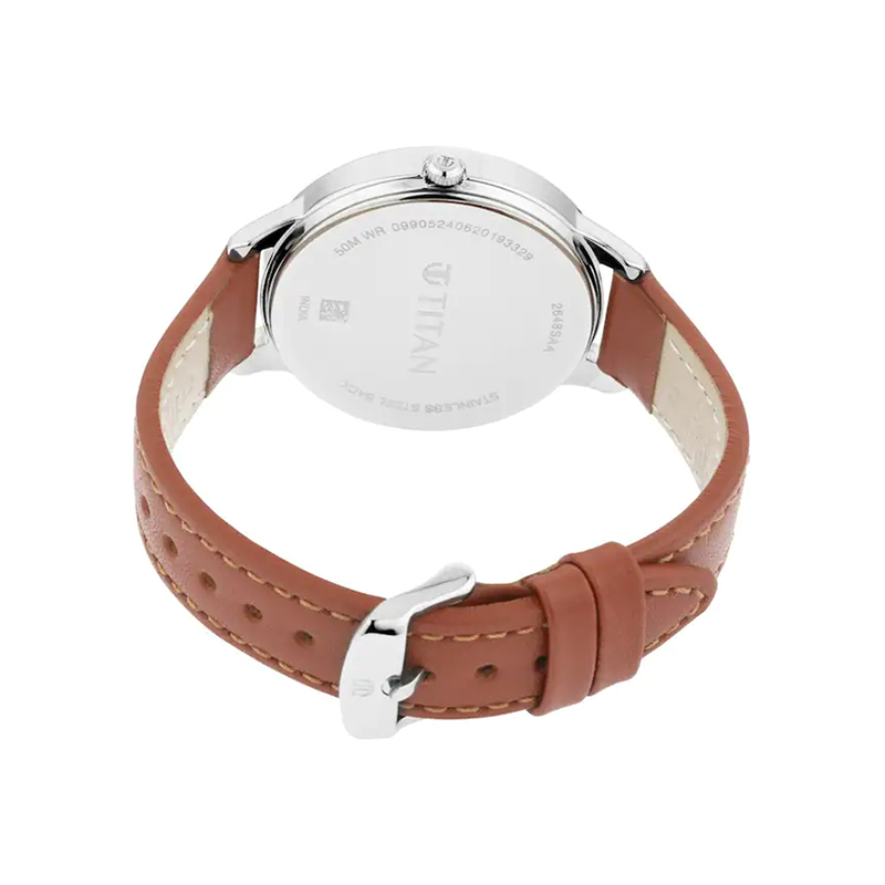 Titan 2648SL01 Workwear Leather Strap Women’s Watch