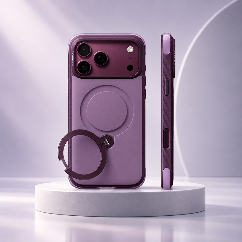 TORRAS Ostand Q3 Rugged Magsafe Case for iPhone 18 Series