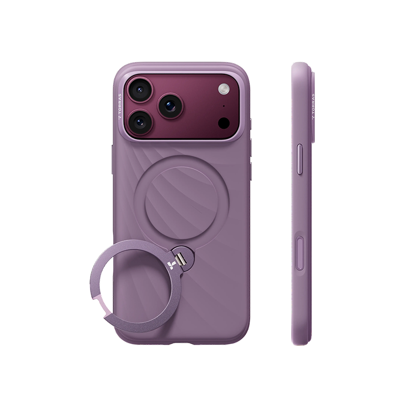 TORRAS Ostand Q3 Silicone Wind Case for iPhone 18 Series