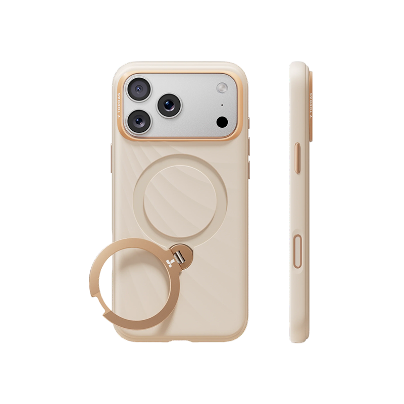 TORRAS Ostand Q3 Silicone Wind Case for iPhone 18 Series