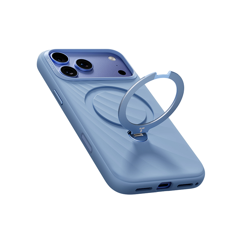 TORRAS Ostand Q3 Silicone Wind Case for iPhone 18 Series