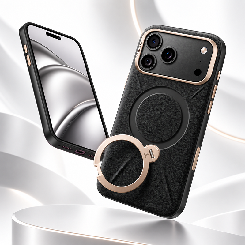 TORRAS Ostand Q3 VegSkin Case for iPhone 18 Series