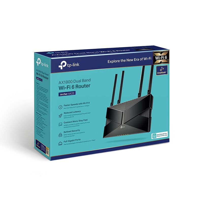 TP-Link Archer AX23 AX1800 Dual-Band Wi-Fi 6 Router