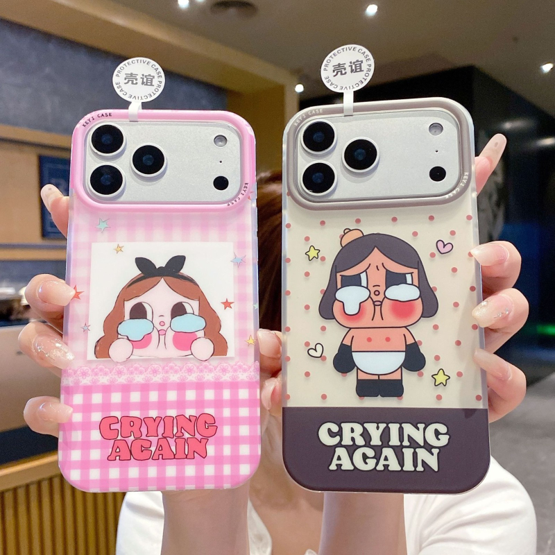 Cute Polka Dot Cartoon Phone Case Iphone 17 Pro Max 16 Korean Style