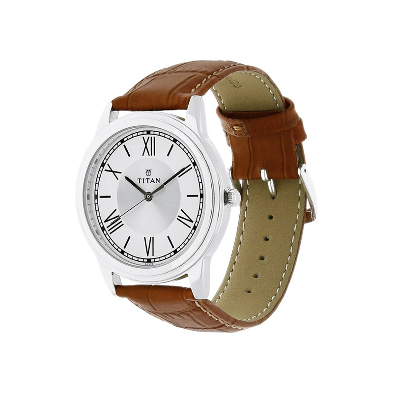 Titan 1735SL01 Karishma Leather Strap Men's Watch