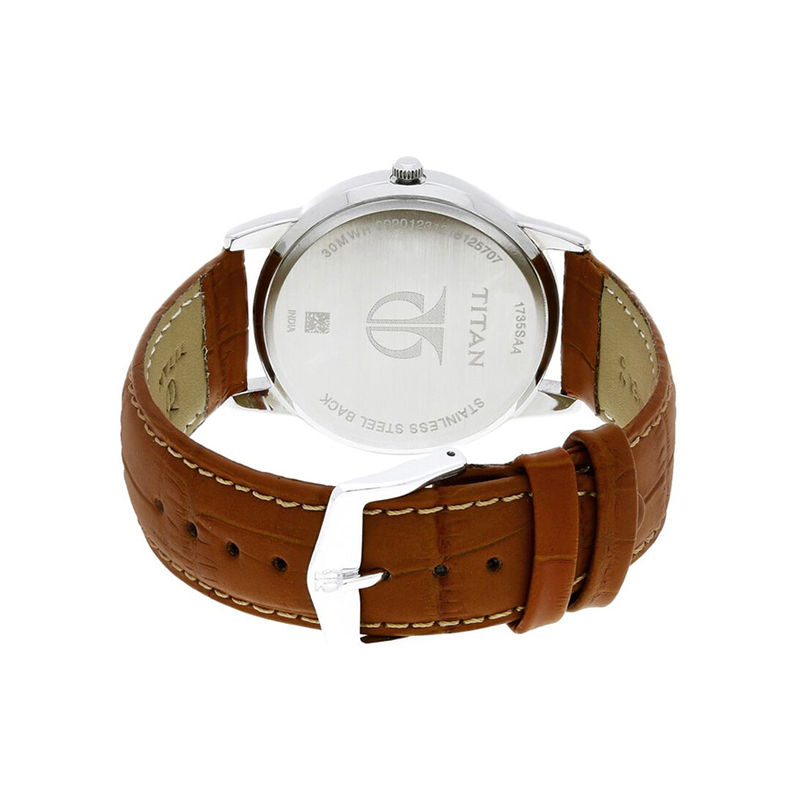 Titan 1735SL01 Karishma Leather Strap Men's Watch