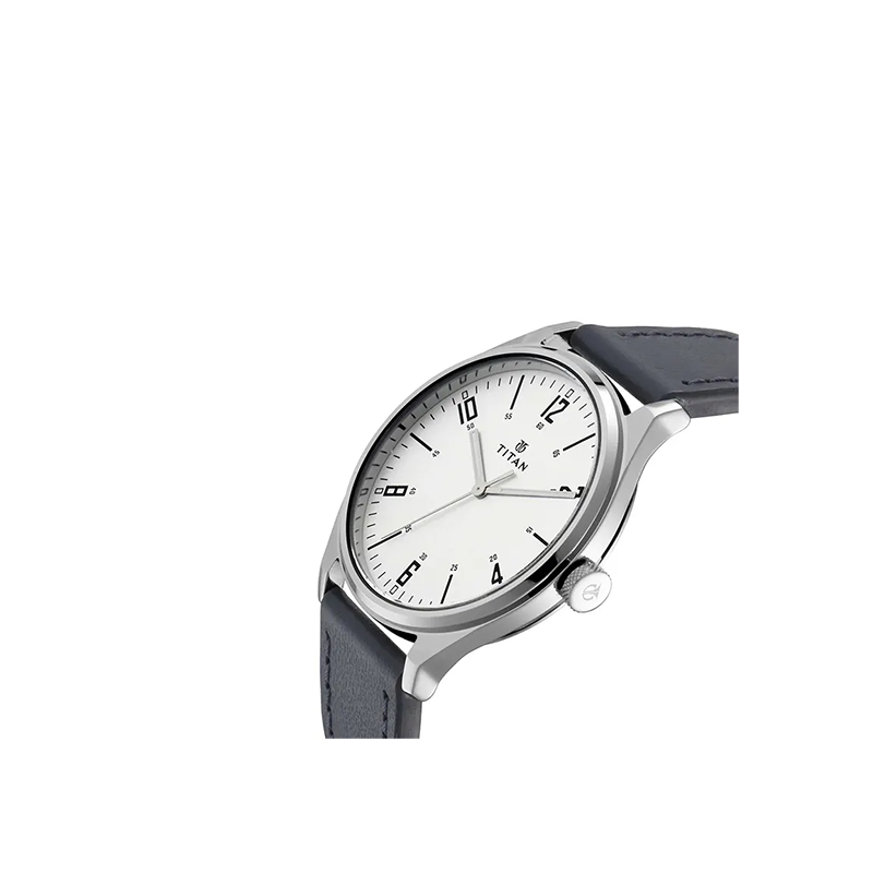 Titan 1802SL02 Workwear Leather Strap Men's Watch