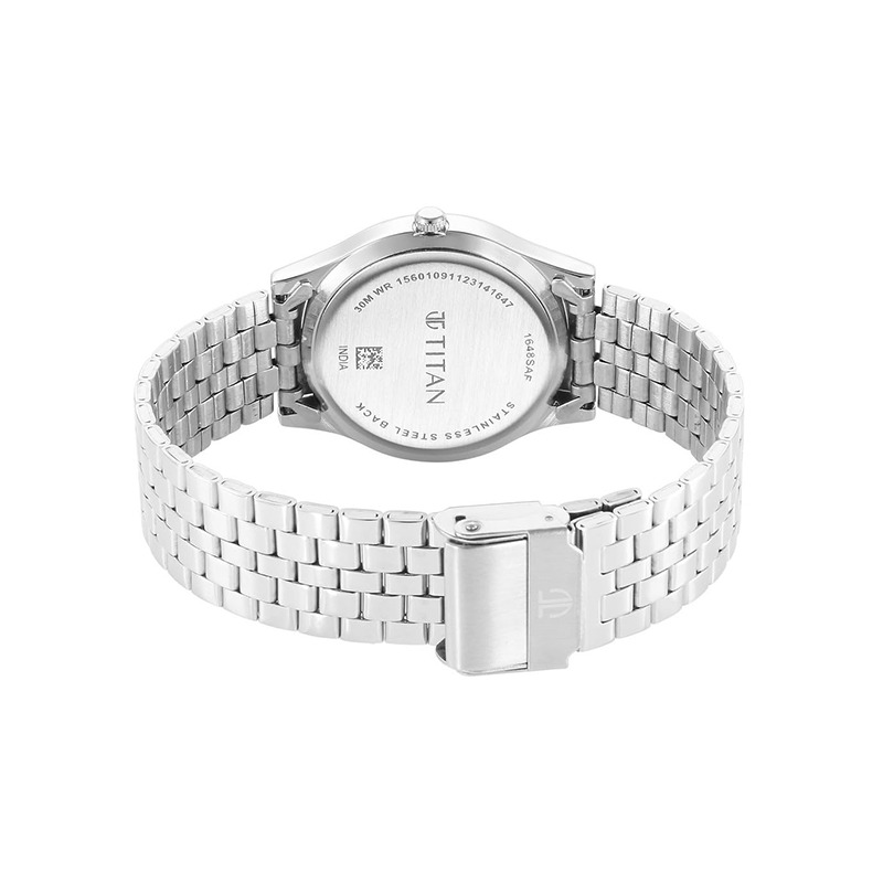 Titan Karishma Zing Quartz 1648SM01 Analog Stainless Steel Men's Watch